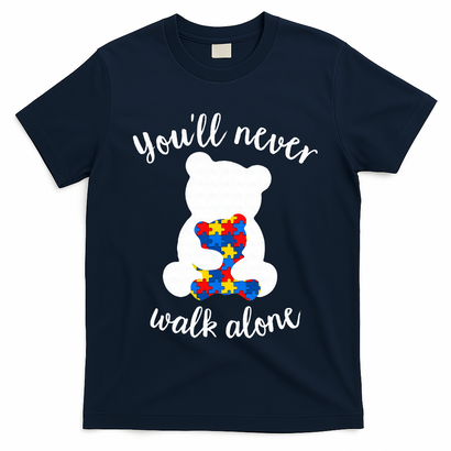 Autism Mom Love Women Autism Awareness Mom Cute Gift T-Shirt