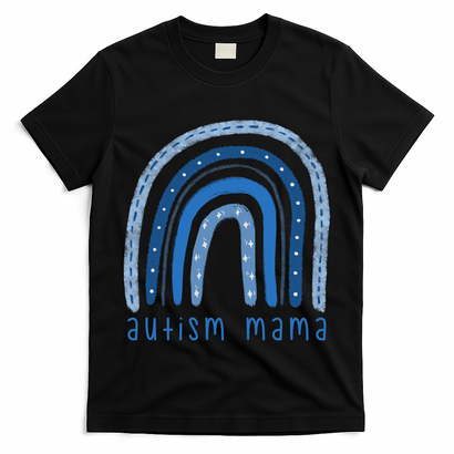 Autism Mama Rainbow Awareness T-Shirt