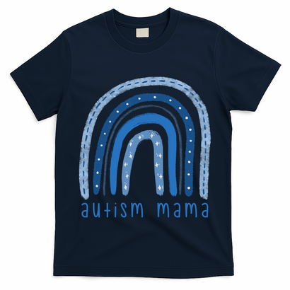 Autism Mama Rainbow Awareness T-Shirt