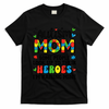 Autism Mom Raising Hero Groovy Autism Awareness   T-Shirt