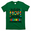 Autism Mom Raising Hero Groovy Autism Awareness   T-Shirt