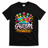 Autism Princess Autism Awareness Queen Girl T-Shirt