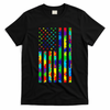 Autism Awareness Colorful Puzzle Flag T-Shirt
