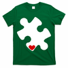 Autism Puzzle Heart Piece T-Shirt