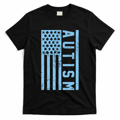 Distressed Autism Flag T-Shirt
