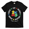 Autism Respect Love Support Autism Awareness T-Shirt