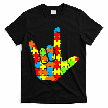 Autism Rock On Hand T-Shirt