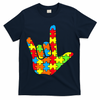 Autism Rock On Hand T-Shirt