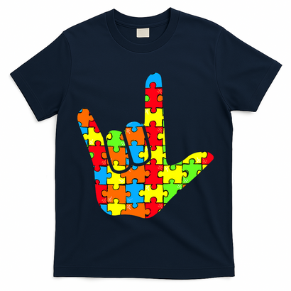 Autism Rock On Hand T-Shirt
