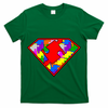 Autism Superhero Puzzle Crest T-Shirt