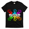 Support Educate Advocate Autism Handprint T-Shirt