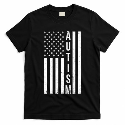 Vintage Autism Flag T-Shirt