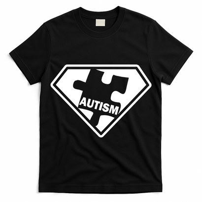Autism Super Power Logo T-Shirt