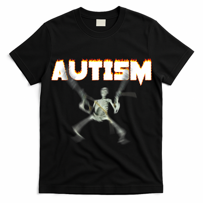Autism Skeleton Meme T-Shirt