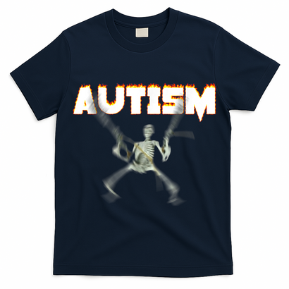 Autism Skeleton Meme T-Shirt