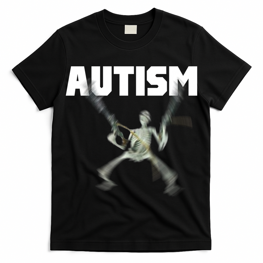 Autism Skeleton Meme T-Shirt