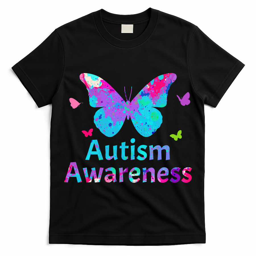 Autism Awareness Butterflies  T-Shirt