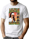 Aaliyah Baby Girl Orange Bootleg Vintage Bootleg Graphic T-Shirt - White
