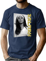 Aaliyah Classic Portrait Bootleg Graphic T-Shirt - Navy