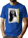 Aaliyah Classic Portrait Bootleg Graphic T-Shirt - Blue