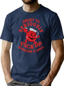 About To Seriously Fuck Up Someone'S Wall - Kool Aid Man T-Shirt for Men & Women, T-Shirts Graphic Tee - Navy