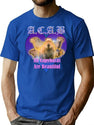 Acab All Capybaras Are Beautiful Bootleg Graphic T-Shirt - Blue