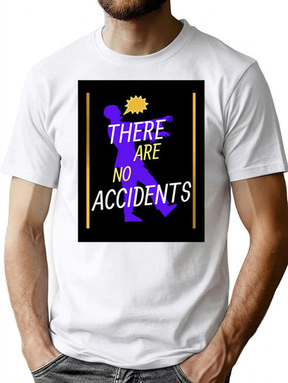 Accidents Flexis00 There Are No Accidents Bootleg Graphic T-Shirt - Black