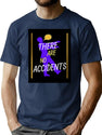 Accidents Flexis00 There Are No Accidents Bootleg Graphic T-Shirt - Navy
