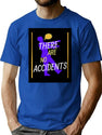 Accidents Flexis00 There Are No Accidents Bootleg Graphic T-Shirt - Blue