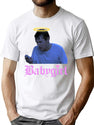 Adam Saw Babygirl Design T-Shirt for Men & Women, T-Shirts Graphic Tee - White