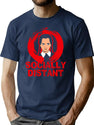 Addam'S Family Socially Distant T-Shirt for Men & Women, T-Shirts Graphic Tee - Navy