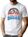 Adult Life Really Really Sucks T-Shirt for Men & Women, T-Shirts Graphic Tee - White