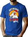 Ain'T No Thing But A Chicken Wing T-Shirt for Men & Women, T-Shirts Graphic Tee - Blue