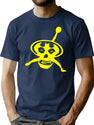 Airbatfiend Y Bootleg Graphic T-Shirt - Navy