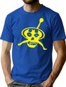 Airbatfiend Y Bootleg Graphic T-Shirt - Blue