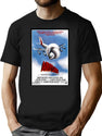 Airplane T-Shirt for Men & Women, T-Shirts Graphic Tee - Black