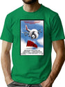 Airplane T-Shirt for Men & Women, T-Shirts Graphic Tee - Green
