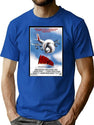 Airplane T-Shirt for Men & Women, T-Shirts Graphic Tee - Blue