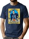 Al Bundy Football Trading Card Premium Heavyweight Cotton T-Shirt - Navy