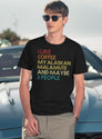 Alaskan Malamute Dog Owner Coffee Lover Humorous Quote Sarcastic Funny Dog Saying Gift T-Shirt for Men & Women, T-Shirts Graphic Tee - Navy