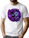 Alastor and His Shadow - Hazbin Hotel Essential  Premium Heavyweight Cotton T-Shirt - White