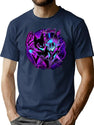 Alastor and His Shadow - Hazbin Hotel Essential  Premium Heavyweight Cotton T-Shirt - Navy