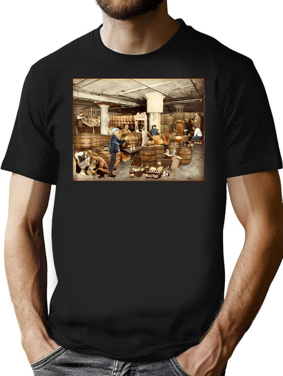 Alcohol Smugglers Bootleg Graphic T-Shirt - Black