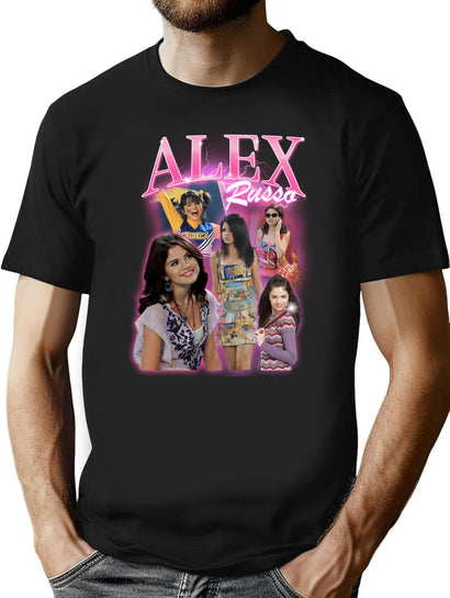 Alex Russo Bootleg Tee Bootleg Graphic T-Shirt - Black