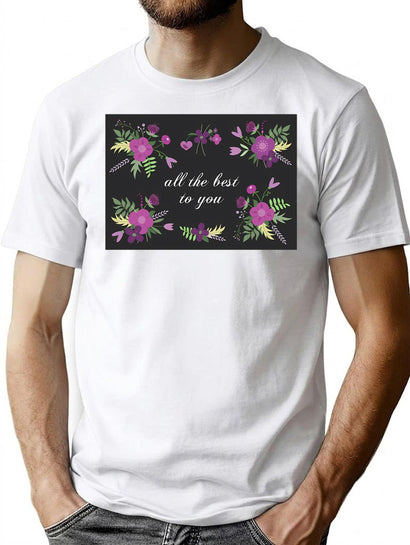All The Best To You Bootleg Graphic T-Shirt - Black