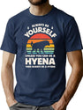 Always Be Yourself Unless You Can Be A Hyena T-Shirt for Men & Women, T-Shirts Graphic Tee - Navy