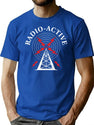 Amateur Radio Ham Radio Active Radioactive Ham Radio Operator T-Shirt for Men & Women, T-Shirts Graphic Tee - Blue