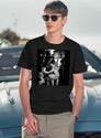 Amazing Guitarist 80S T-Shirt for Men & Women, T-Shirts Graphic Tee - Navy