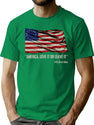 America Love It Or Leave It - Betsy Ross 1776 T-Shirt for Men & Women, T-Shirts Graphic Tee - Green