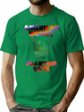 American Weight - Poorly Translated English Quote Bootleg Graphic T-Shirt - Green